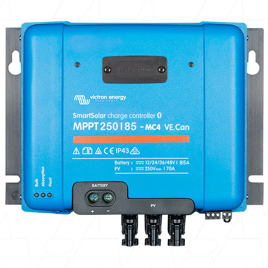 SmartSolar MPPT 250/85-MC4 VE.Can Victron Energy 12V/24V/36V/48V 85A CAN-bus Smart Solar Charge Controller MPPT Type SCC125085511