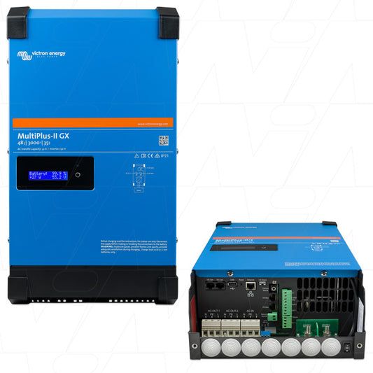 VEICMPII-48/3000/35-32GX Victron Energy MultiPlus-II Inverter & SLA/LiFePO4 Charger 48V 3000VA 35A - 32A Transfer Switch with inbuilt GX PMP482306000